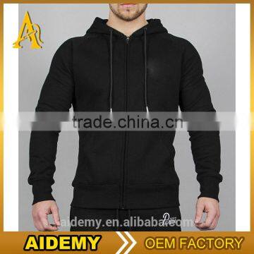 wholesale mens gym black hoodie fleece fitness hoodie custom