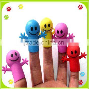 Smile Face Finger Puppet Toy