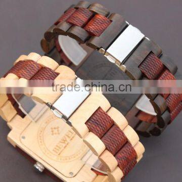 Mixed Color Wristwatch Wooden Water Resistant Wooden WristWatch Women Men Wristwatch Wooden photo-6