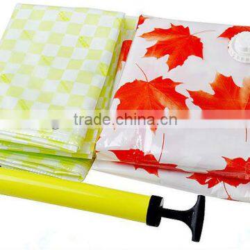 Vacuum compress bag for storage clothes