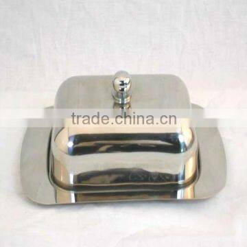 stainless steel butter dish