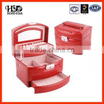 2015 Hot selling custom leather tea box