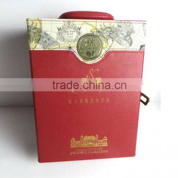 Guangzhou wine paper box printing/folding wine bottle paper packaging box/corrugated paper box for wines