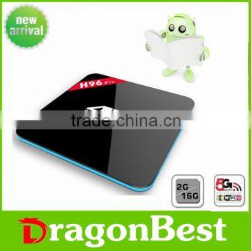 H96 Pro Octa Core H.265 4K2K Amlogic S912 Octa Core Google Android 6.0 Marshmallow TV Box