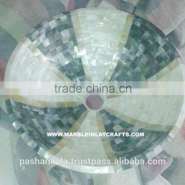 Mother Of Pearl Shell Wash Basin