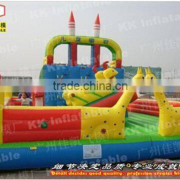 Used Commercial Inflatable Bouncer / Inflatable Trampoline amusement park Rentals