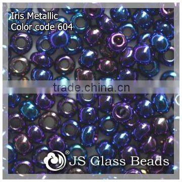 High Quality Fashion JS Glass Seed Beads - 604# Iris Rocailles Beads For Garment & Jewelry