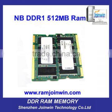 Used cheap price 333mhz ddr 1gb piece laptop