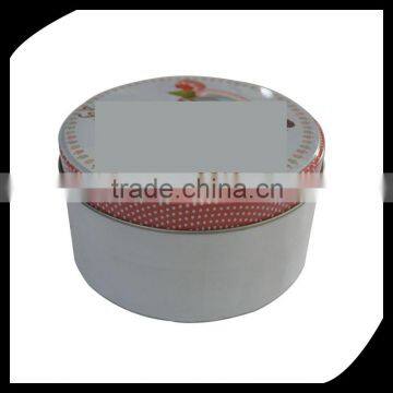 small metal tin round boxes/christmas metal tin box/cookie tin box