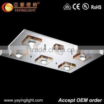 Rectangular crystal led lights,Ceiling lighting modern rectangular crystal chandelier