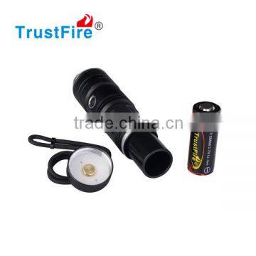 Military quality portable flashlight torch with 900LM 1*26650 battery from TrustFire flashlight torch