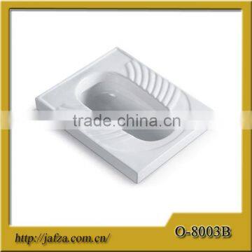 8003B Indian style wc human ceramic toilet, squatting pan