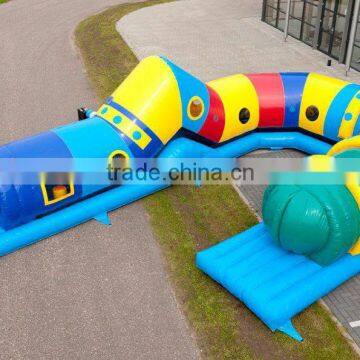 Giant Inflatable Obstacle Course Games / Inflatable Tunnel