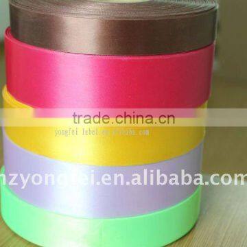 8020 polyester satin ribbon printed label&ribbon