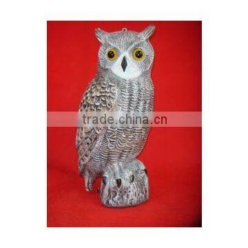 Plastic Elbow Defense owl decoy