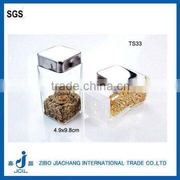 square glass pepper spray bottle for sale
