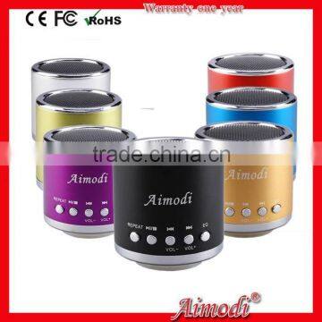 New design portable wireless speaker mini with led light 2015