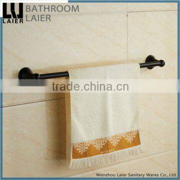 Grooming Fancy Design Zinc Alloy Soft Feeling Bathroom Sanitary Items Wall Mounted Single Towel Bar