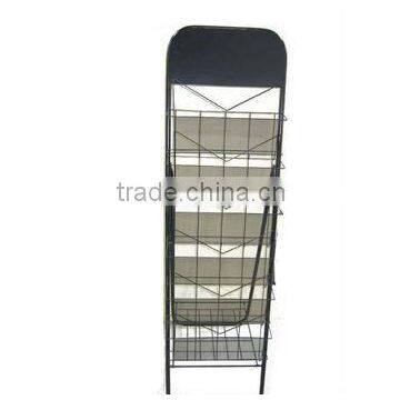 Steel metal book shelf PF-B002