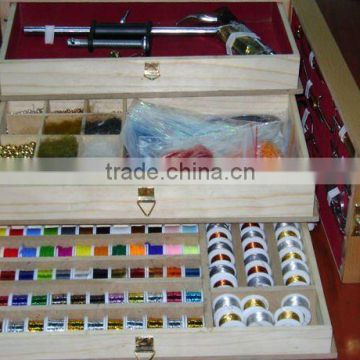 Complete Fly Fishing Tackle Kit Box