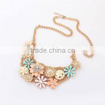 Top Quality Flower Choker Collar Vintage Pendant Statement Necklace Women Necklaces & Pendants Fashion Necklaces for Women 2014