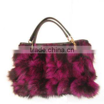 Wholesale Luxury Winter Bags Fashion Animal Genuine Fox Fur Bag