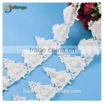 2016 lastest style high quality hot selling favorable wholesale price ribbon flower lace trim for dresses