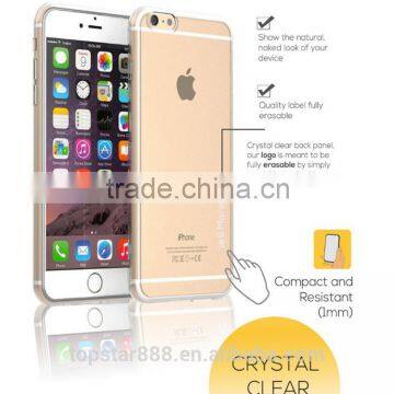 For iPhone 6/6s plus Case, Soft TPU Case Capsule Crystal Clear Premium Clear Flexible Soft TPU Case for iPhone 6/6s plus