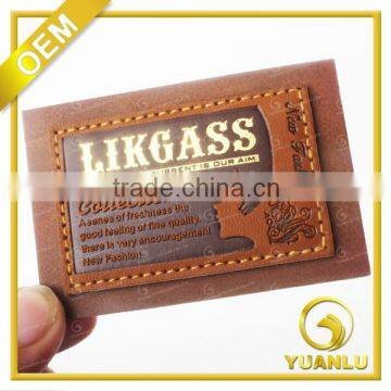 High Quality Leather Label Leather Patches for Jeans YL-278