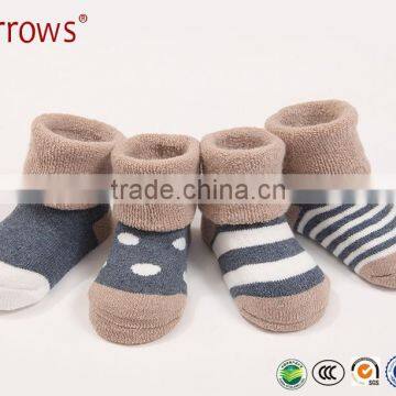 Best Selling 0-36 Months Winter Cotton Baby Cartoon Socks Thick Warm Animal Terry Socks for Children Newborn