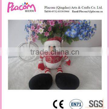 2015 Hot-selling MINI Plush Snowman Toys with Long-legs