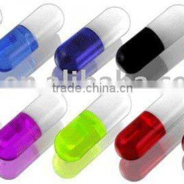 Loose Items UV Capsules tongue ring body piercing barbell jewelry