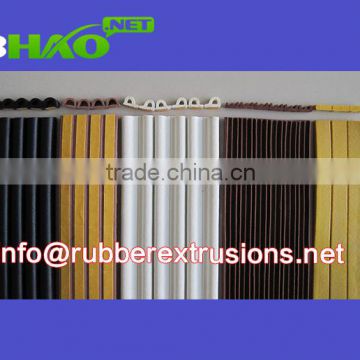 d type rubber seal strip / sponge rubber adhesive waterproof door sealsmanufacturer and supplier from China