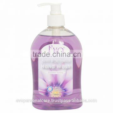 EVO NATURALE ANTI BACTERIAL HAND WASH LAVENDER LUXURY 500ml