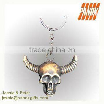 2016 Hot Sale Plastic Halloween skull key ring
