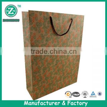 Boutique Custom Kraft Paper Bag for Gift, printed paper bag