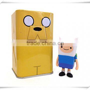 oem plastic plastic toy, Adventure Time Mystery 3 inches, pvc plastic toy production