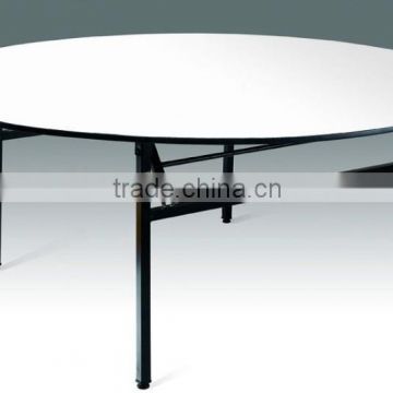 Folding Wood Round Banquet Table