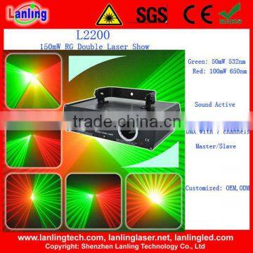 2013 new cheap double beautiful laser projector