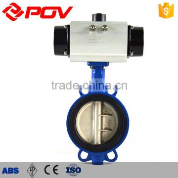 EPDM wafer jis pneumatic butterfly valve casting