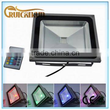 RGB 50W Multi Color remote control outdoor led flood lights