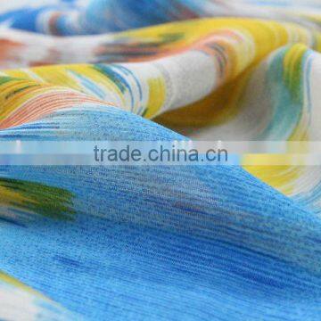 75D chiffon yoryu printed fabric