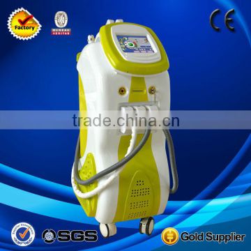 Vertical ipl beauty equipment skin care and elight nd yag laser tattoo removal