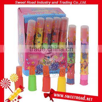 Colorful Finger Fruity Hard Candy Toys Lollipop