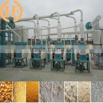 Corn mill maize flour making machine 50T/D fully automatic system