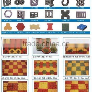 QTJ4-26 Vibration Motor Concete Hollow,paver and Curb Stone Block Machine Video photo-2