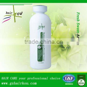 Salon use fresh sweet aroma professional hair cream peroxide