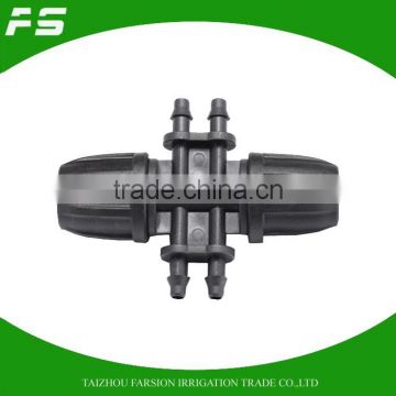 Lock type 6 Branches Reducer Connector From DN8/11 To DN4/6 Irrigation Tube