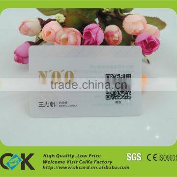 best selling wholesale clear plastic business card