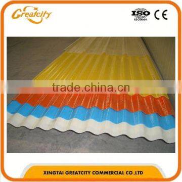 Best selling 1.0mm FRP daylight sheet, corrugated plane skylight